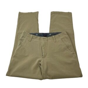 Dockers Men Pants sz 30x32 Khaki Straight Leg Casual